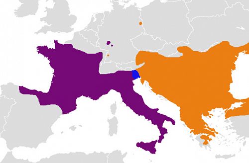 Carte de répartition - Lacerta bilineata Carte de répartition - Lacerta bilineata
